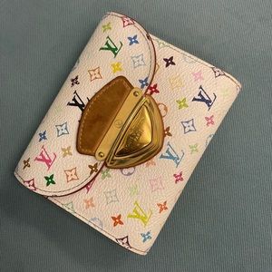 Louis Vuitton Wallet (multi-color/white)